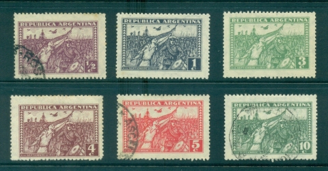 Argentina-1931-Revolution-of-1930-6-MLH-FU-lot37121