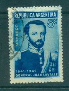 Argentina-1941-Gen.jpg.-Juan-Lavalle-FU-lot37144