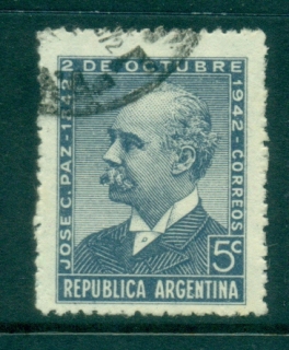 Argentina-1942-Jose-Paz-FU-lot37150