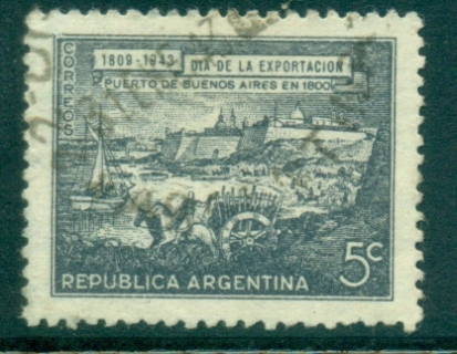 Argentina-1943-Day-of-Exports-FU-lot37155