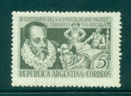 Argentina-1947-Cervantes-Saavedra-MLH-lot37176