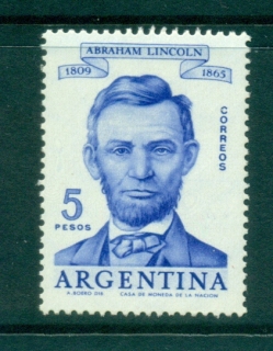 Argentina-1960-Abraham-Lincoln-MUH-lot37245