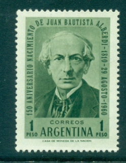 Argentina-1960-Juan-Bautista-Alberdi-MLH-lot37249