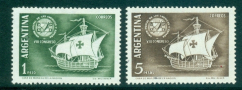 Argentina-1960-Postal-Union-2-no-Airs-MLH-lot37251