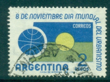 Argentina-1961-Town-Planning-Day-FU-lot37265