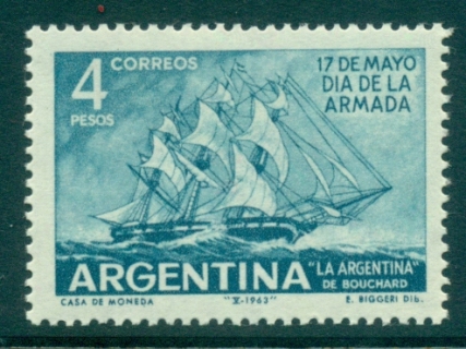 Argentina-1963-Navy-day-Ship-MUH-lot35723