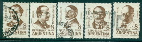 Argentina-1965-Argentine-Writers-FU-lot37302