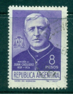 Argentina-1965-Cardinal-Cagliero-FU-lot37303