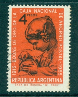 Argentina-1965-Postal-Savings-Bank-FU-lot37296