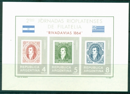 Argentina-1966-Rio-de-la-Plata-Stamp-Show-MS-MUH-lot37313