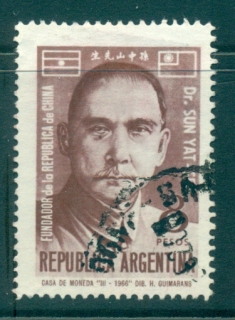 Argentina-1966-Sun-Yat-Sen-FU-lot37310