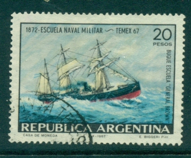 Argentina-1967-Military-Naval-School-FU-lot37339