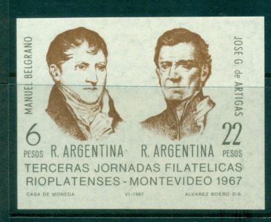 Argentina-1967-Rio-de-la-Plata-Stamp-Show-MS-MLH-lot37332