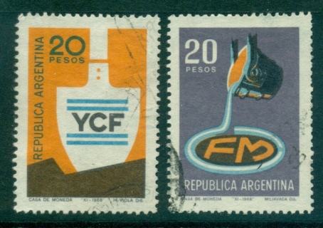 Argentina-1968-Coal-Steel-Industries-FU-lot37359