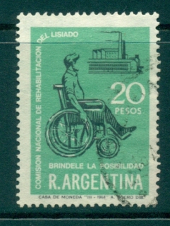 Argentina-1968-Handicapped-Rehabilitation-FU-lot37345