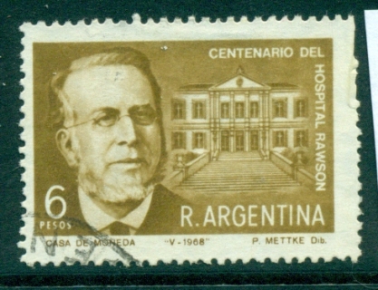 Argentina-1968-Rawson-Hospital-FU-lot37349