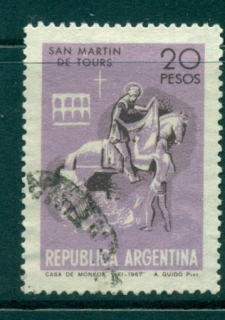 Argentina-1968-St-Martin-of-Tours-FU-lot37357