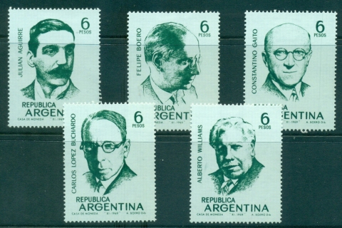 Argentina-1969-Argentine-Musicians-MLH-lot37374