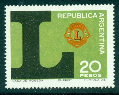 Argentina-1969-Lions-Club-MLH-lot37376