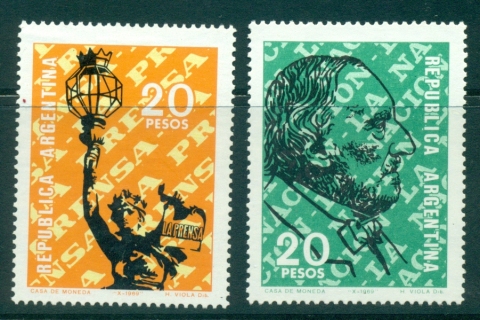 Argentina-1969-Newspapers-Centenary-MLH-lot37373