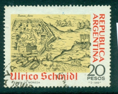 Argentina-1969-Ulrico-Schmidl-FU-lot37361