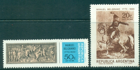 Argentina-1970-Manuel-Belgrano-MLH-lot37378