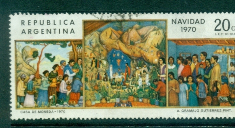 Argentina-1970-Xmas-FU-lot37385