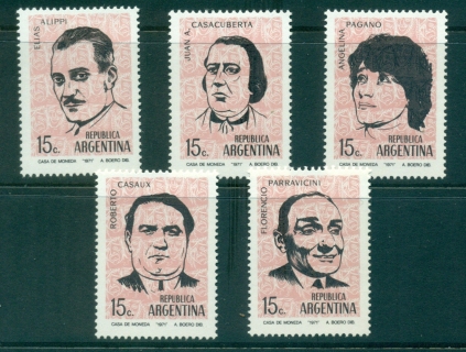 Argentina-1971-Actors-MLH-lot37391