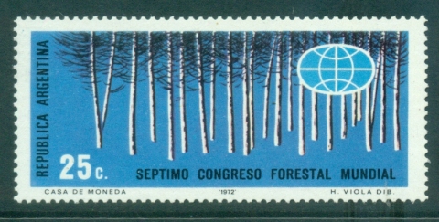 Argentina-1972-Forestry-MLH-lot37431