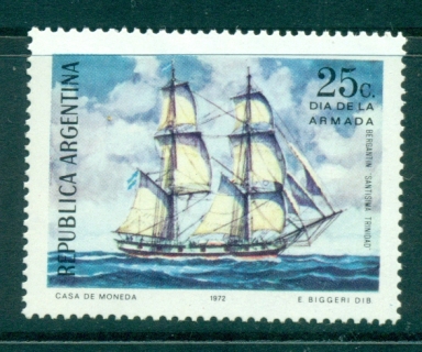 Argentina-1972-Navy-day-Ship-MUH-lot35727