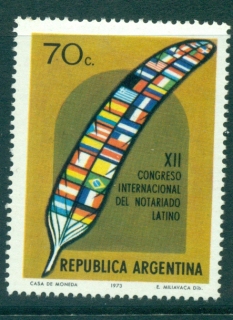 Argentina-1973-Latin-Notaries-MLH-lot37418