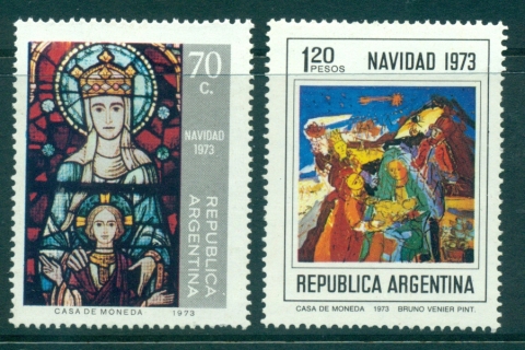 Argentina-1973-Xmas-MLH-lot37420