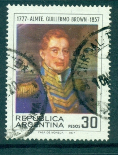 Argentina-1977-Admiral-Guillermo-Brown-FU-lot37473