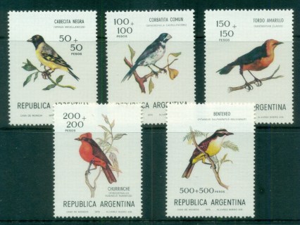 Argentina-1978-Child-Welfare-Birds-MUH