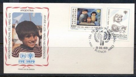 Argentina-1979-IYC-International-year-of-the-Child-FDC