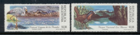 Argentina-1992-National-Parks-Birds-MUH