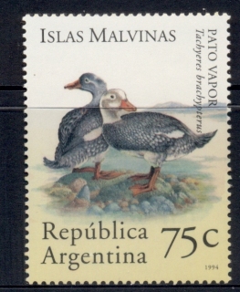 Argentina-1994-Wildlife-75c-bird-MUH