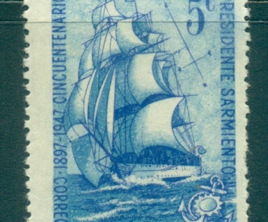 Argentina-1947-Training-Ship-Presidente-Sarmiento-MLH-lot37175