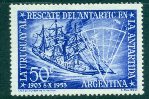 Argentina-1953-Rescue-Ship-Uruguay-MUH-lot35722