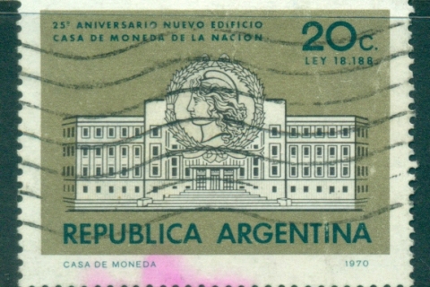 Argentina-1970-State-Mint-Building-FU-lot37382