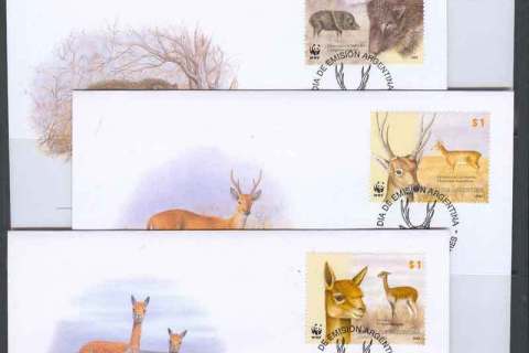 Argentina 2002 WWF Ungulates fdc