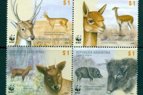 Argentina 2002 WWF Argentinian Ungulates