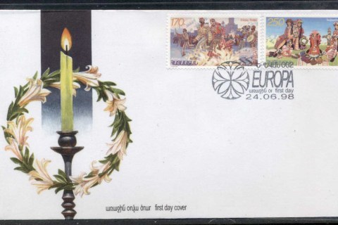 Armenia-1998-Europa-Holidays-Festivals-FDC
