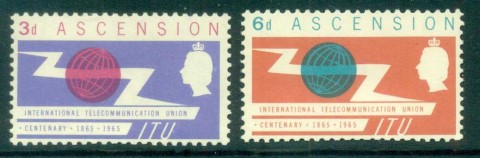 Ascension-Is-1965-ITU-Centenary-MUH