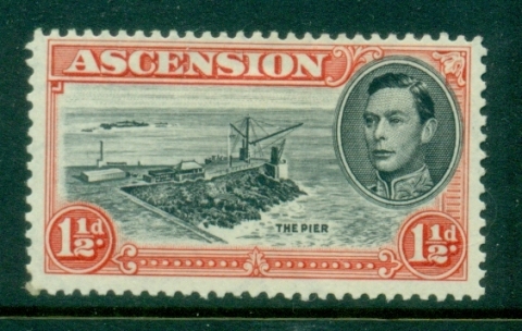 Ascension-Is-1938-53-KGVI-Pictorial-Perf-13-1-5d-red-MLH