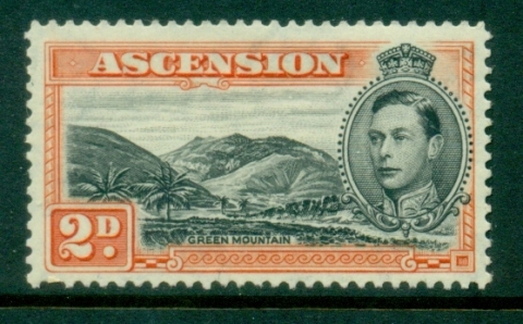 Ascension-Is-1938-53-KGVI-Pictorial-Perf-13-2d-MLH