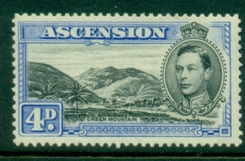 Ascension-Is-1938-53-KGVI-Pictorial-Perf-13-4d-MLH