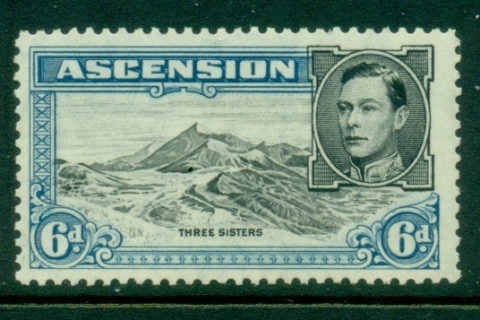 Ascension-Is-1938-53-KGVI-Pictorial-Perf-13-6d-MLH