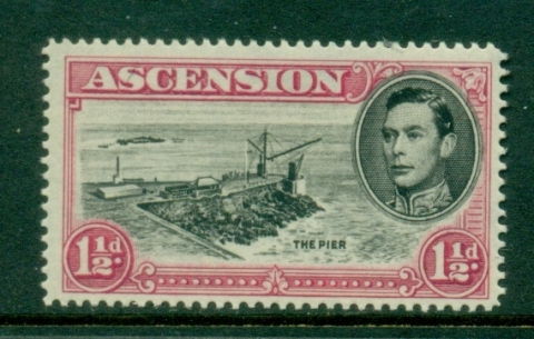 Ascension-Is-1938-53-KGVI-Pictorial-Perf-14-1-5d-lilac-rose-MLH