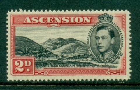 Ascension-Is-1938-53-KGVI-Pictorial-Perf-14-2d-MLH